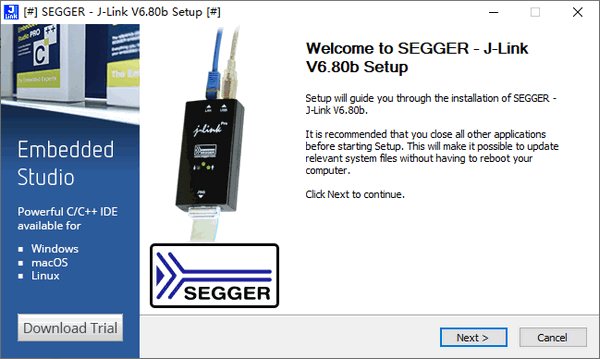 Segger JLink 6.80b