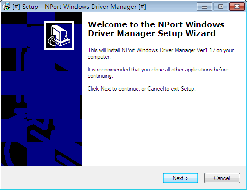 NPort Windows Driver Manager