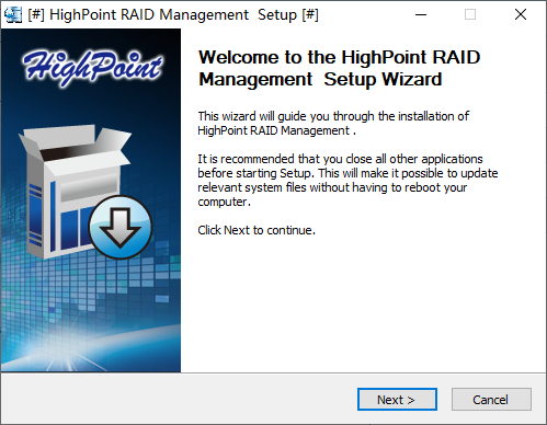 HighPoint Web RAID Management