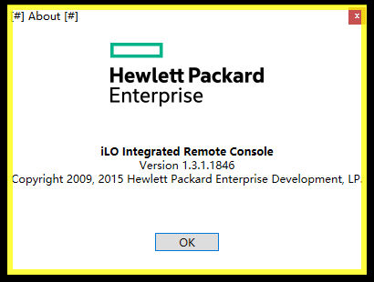 HPE iLO Integrated Remote Console